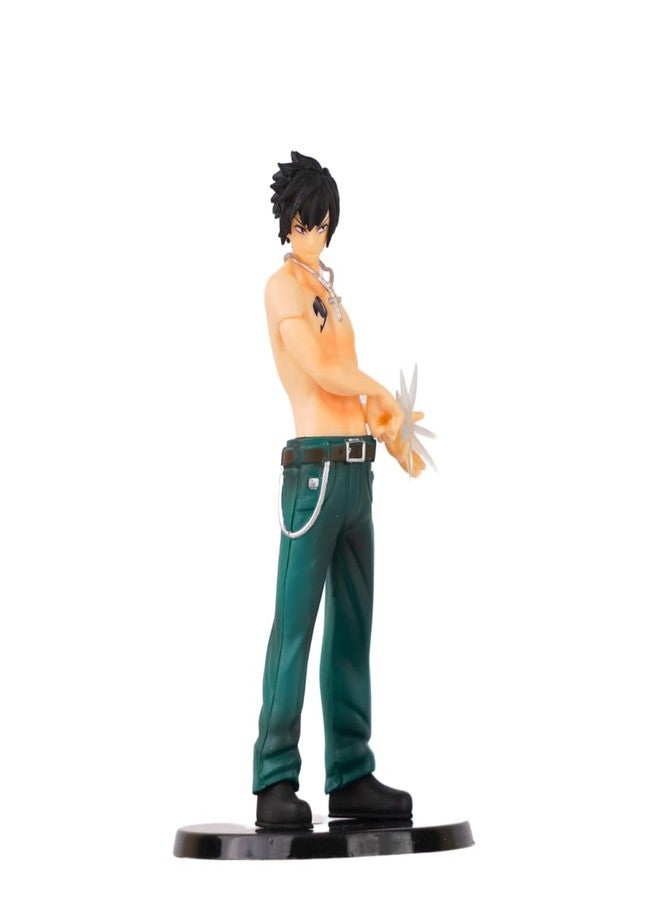 Offo Fairy Tale Anime Action Figure Limited Edition for Car Dashboard, Home Decors, Office Desk and Study Table. (Grey Fullbuster) - Image 4